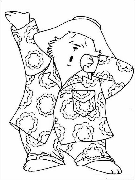 paddington coloring pages paddington coloring pages