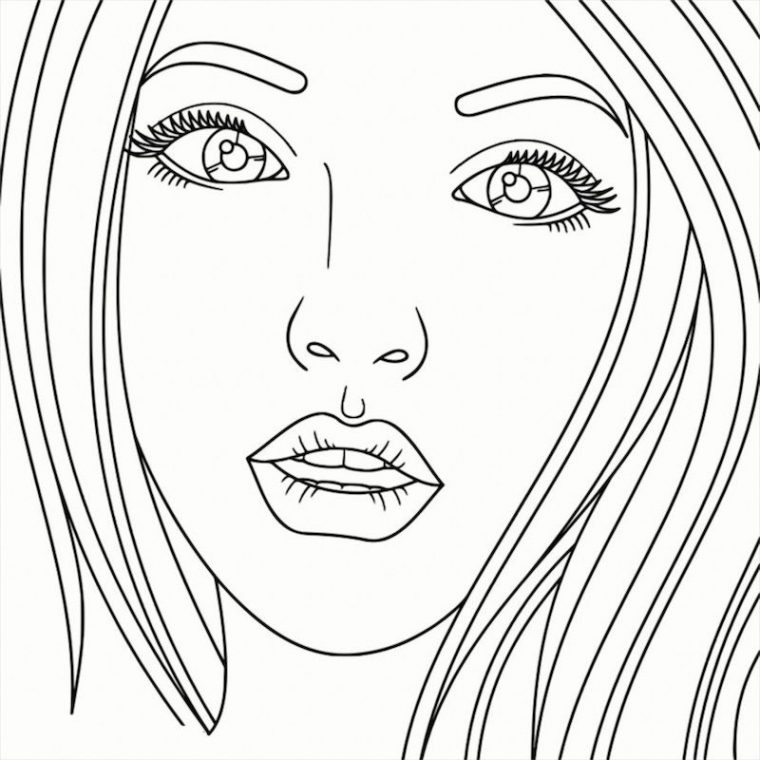coloring page of a person coloring page of a person