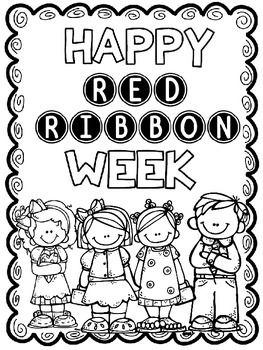 red ribbon coloring pages