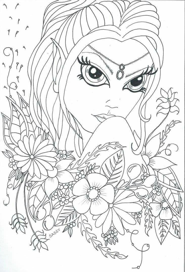 coloring page fantasy coloring page fantasy