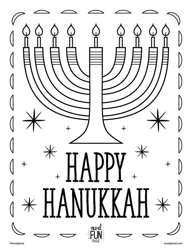 happy hanukkah coloring page happy hanukkah coloring page