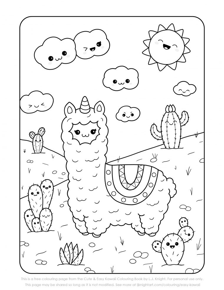 llamacorn coloring pages llamacorn coloring pages