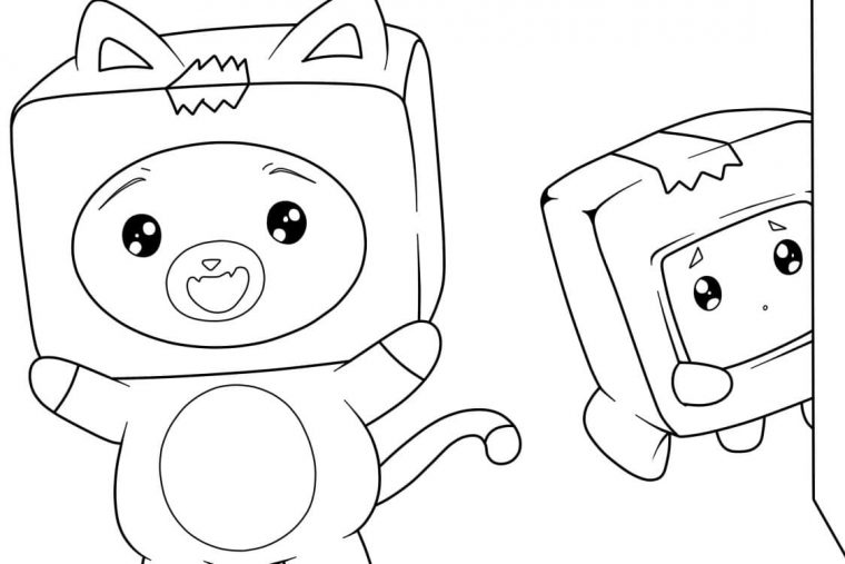 boxy lankybox coloring pages boxy lankybox coloring pages
