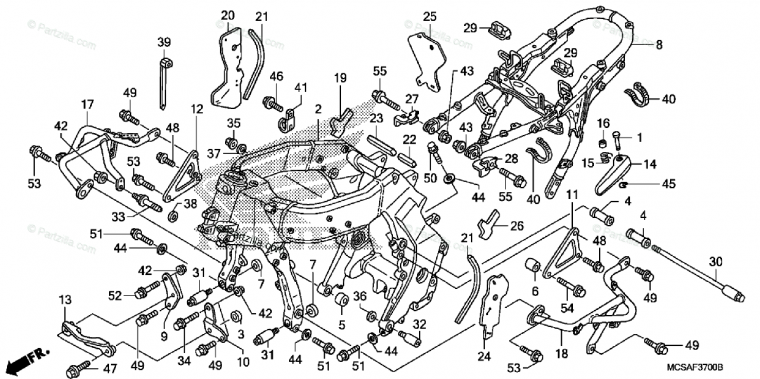 oem honda motorcycle parts