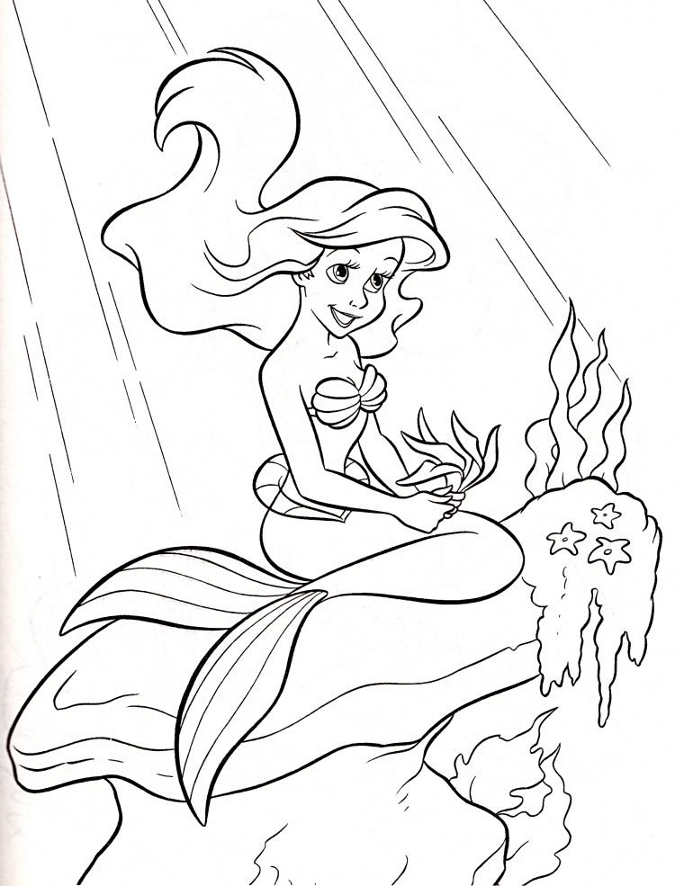 ariel princess coloring page ariel princess coloring page