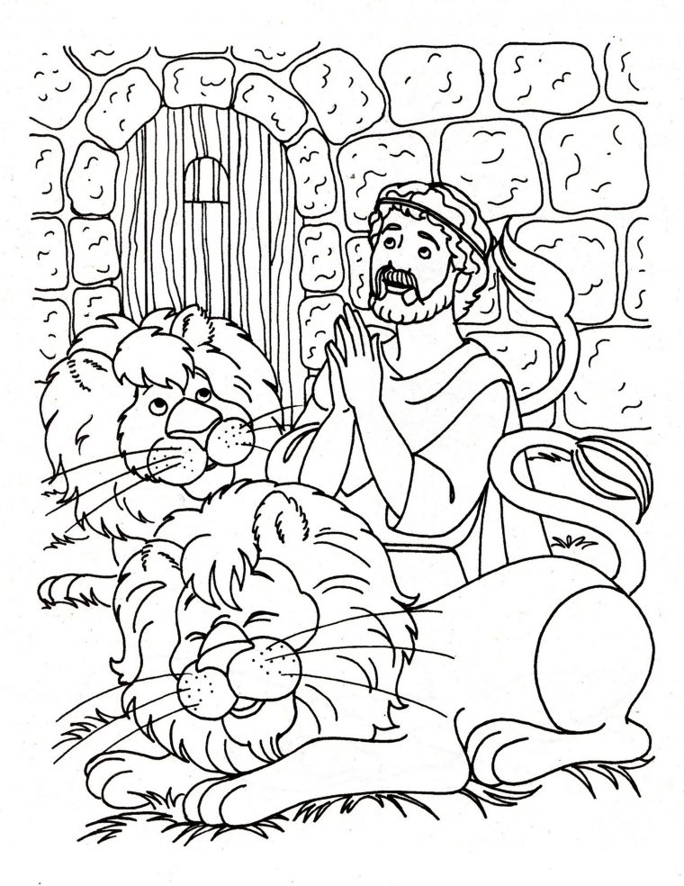 daniel in the lions den coloring pages daniel in the lions den coloring pages