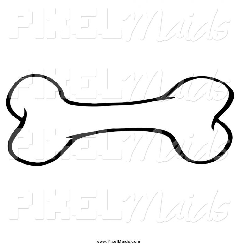 bone coloring page bone coloring page