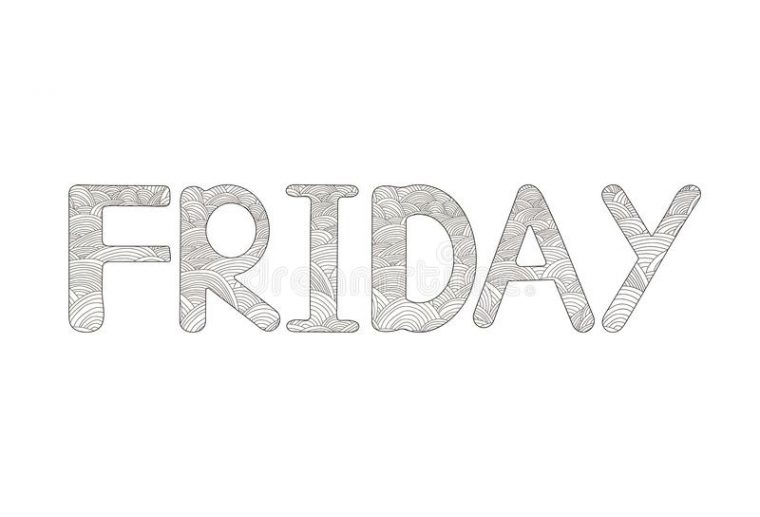 happy friday coloring pages happy friday coloring pages