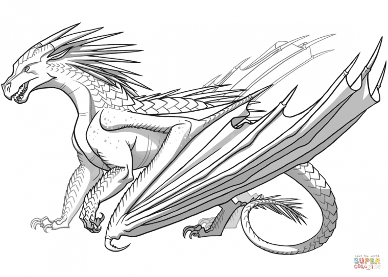coloring pages wings of fire