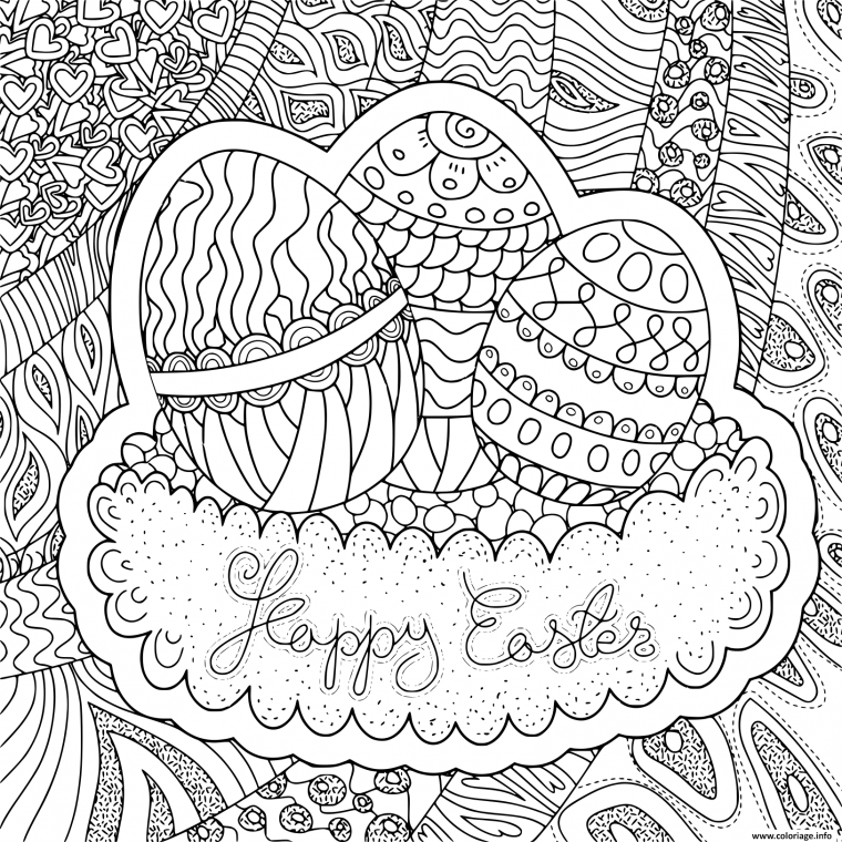 coloriage oeufs