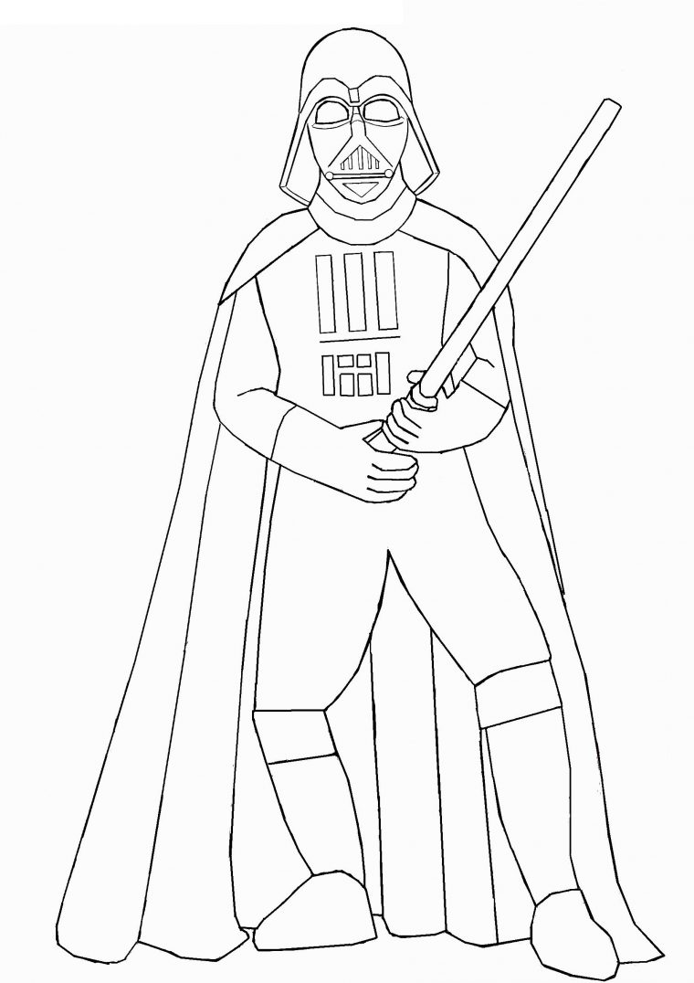 darth vader star wars coloring pages