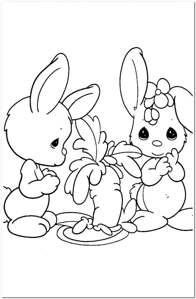unicorn bunny coloring pages