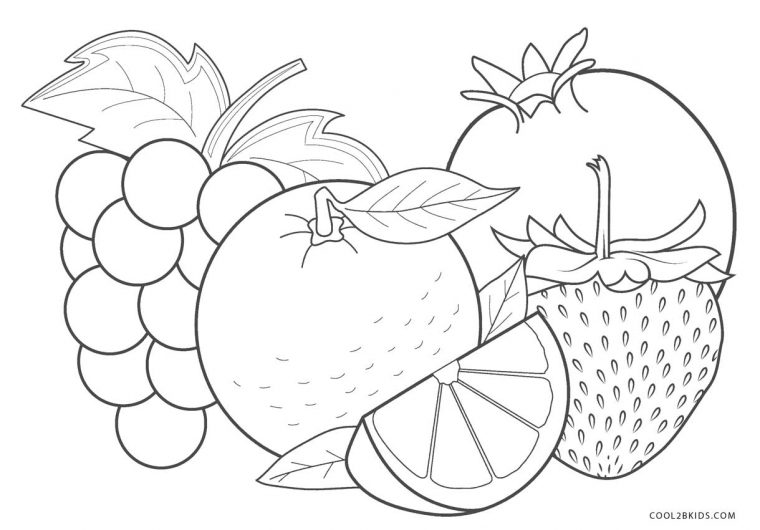 fruits coloring pages pdf fruits coloring pages pdf