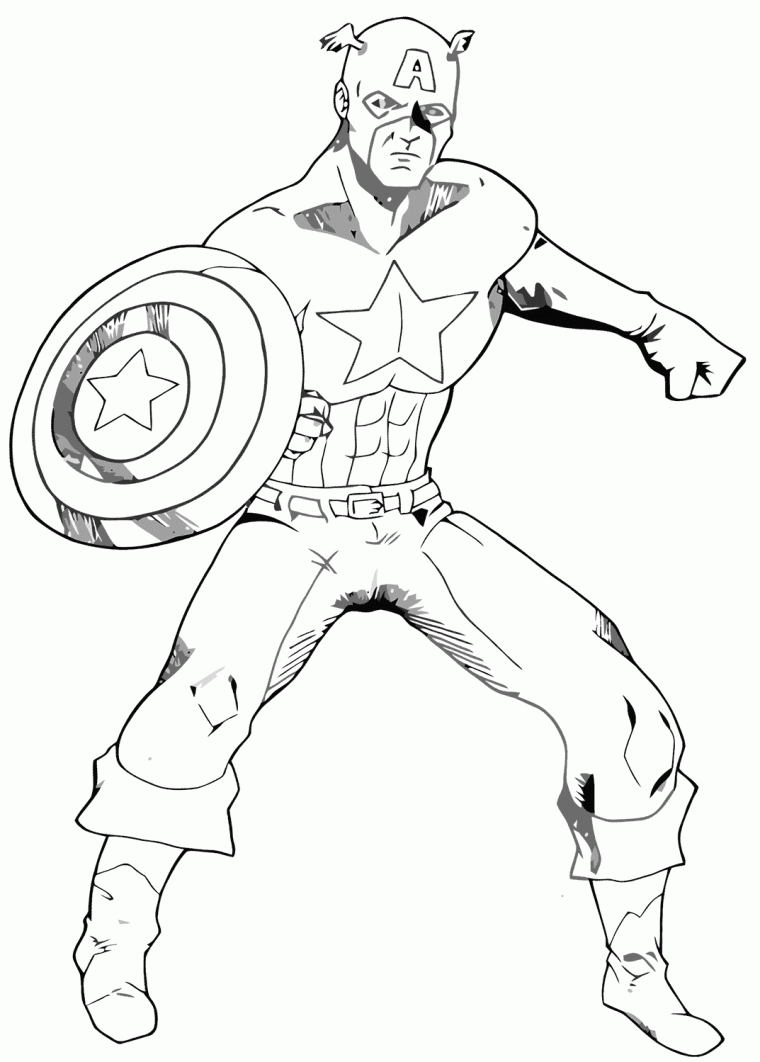 free captain america coloring pages free captain america coloring pages