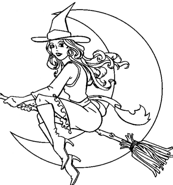 beautiful witch coloring pages beautiful witch coloring pages