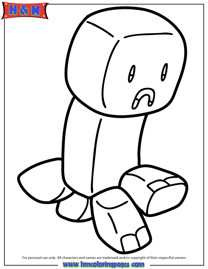 creeper minecraft coloring pages creeper minecraft coloring pages