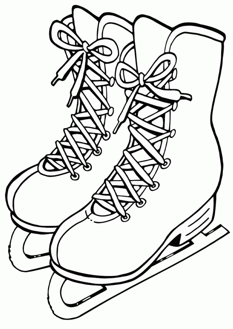 ice skating coloring page ice skating coloring page