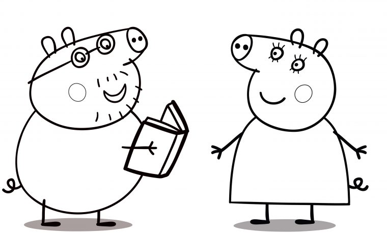 pepa madrigal coloring page