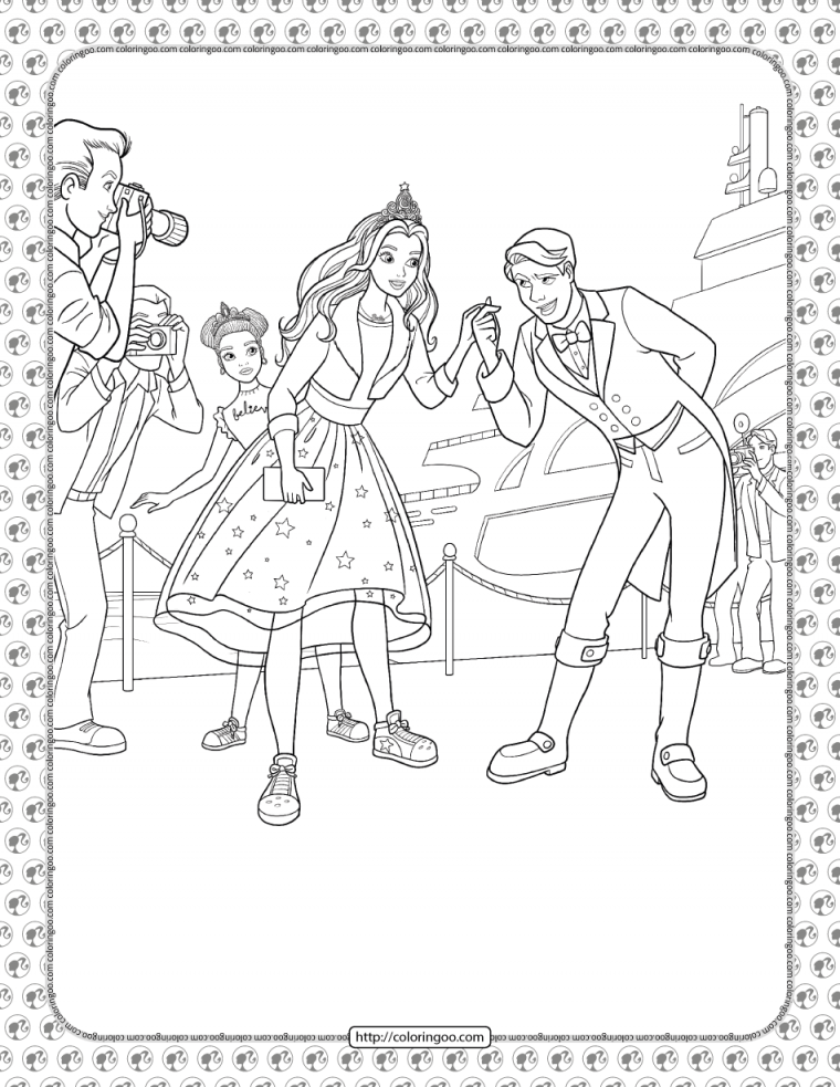 barbie princess adventure coloring pages barbie princess adventure coloring pages