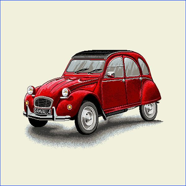 coloriage 2cv
