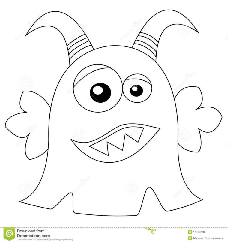 cute monsters coloring pages