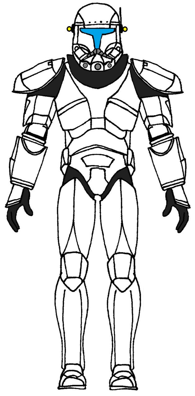 clone wars coloring page