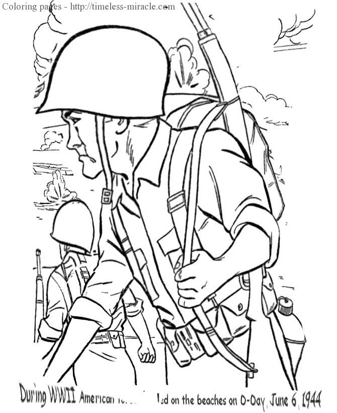 world war 2 coloring pages