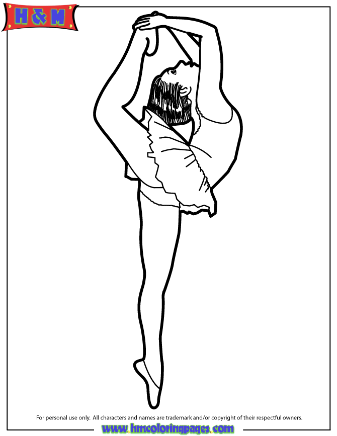 printable dance coloring pages