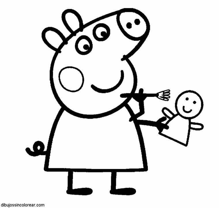 dessin a imprimer peppa pig