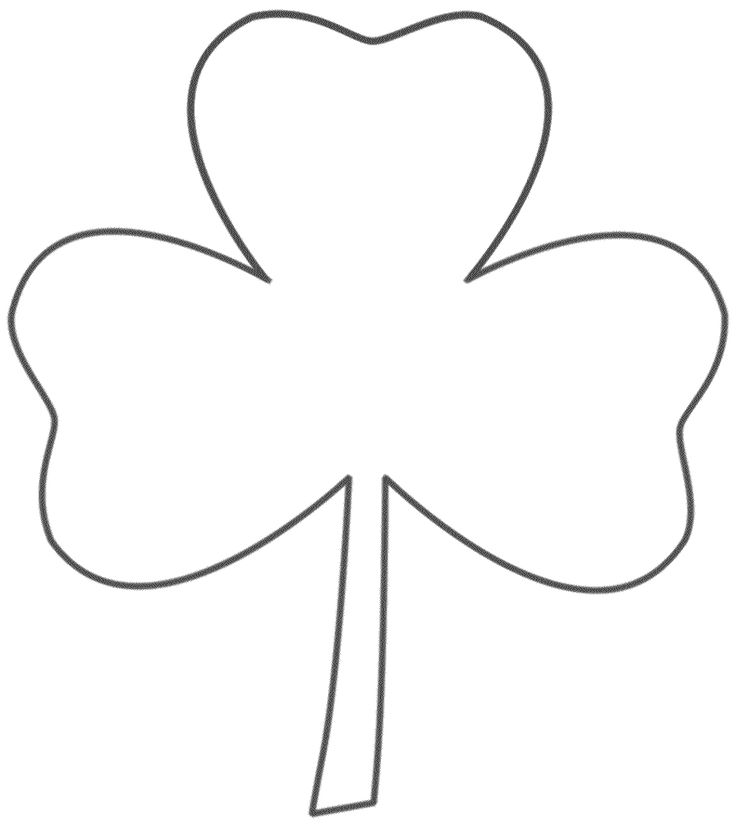 clover coloring pages clover coloring pages