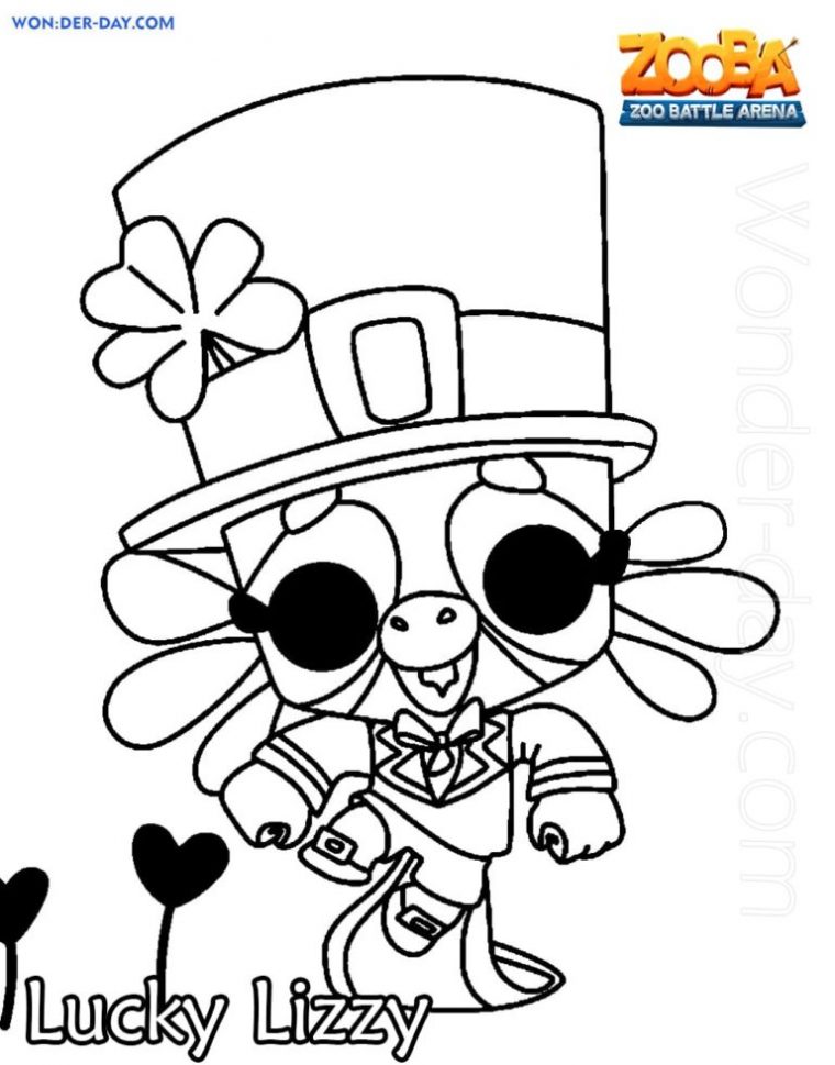 zooba coloring pages