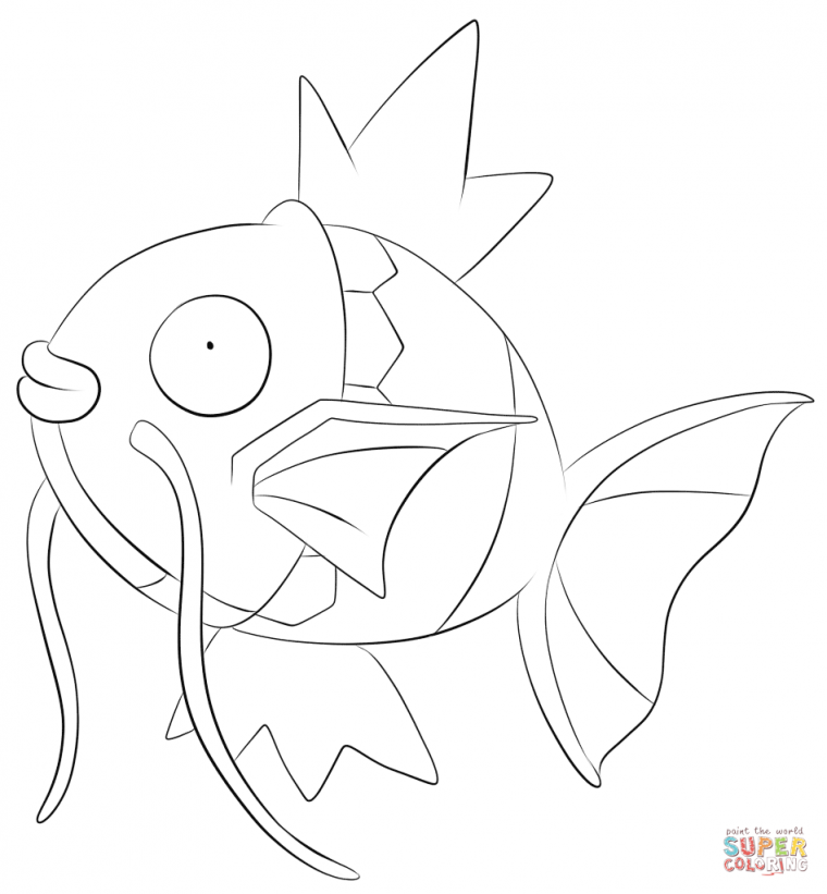 magikarp coloring page