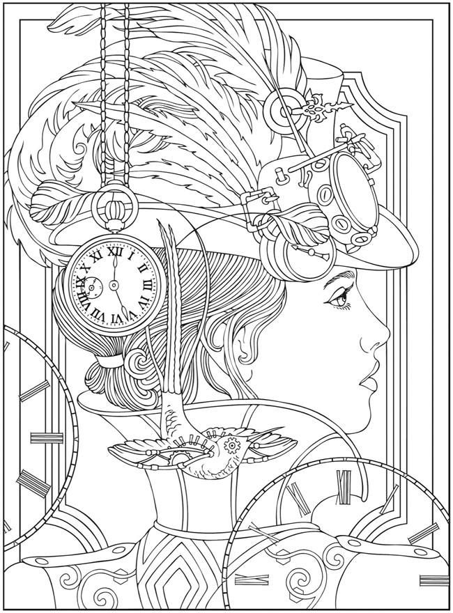 printable steampunk coloring pages printable steampunk coloring pages