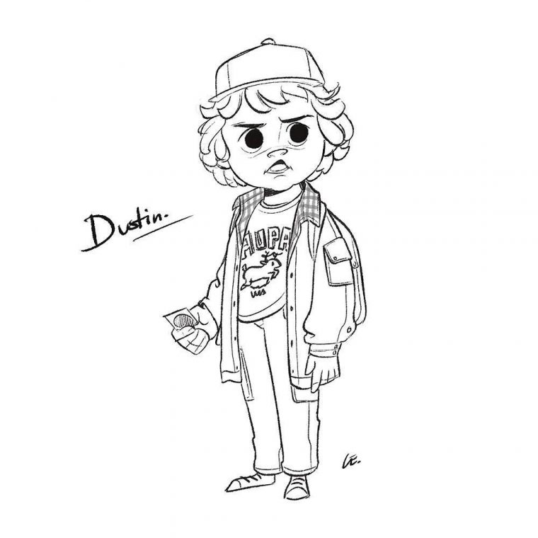 stranger things coloring pages eddie stranger things coloring pages eddie