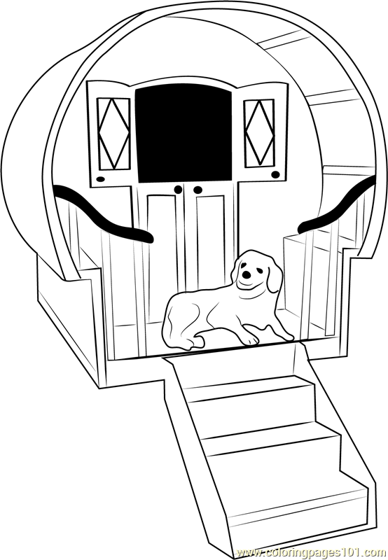 doghouse coloring page doghouse coloring page