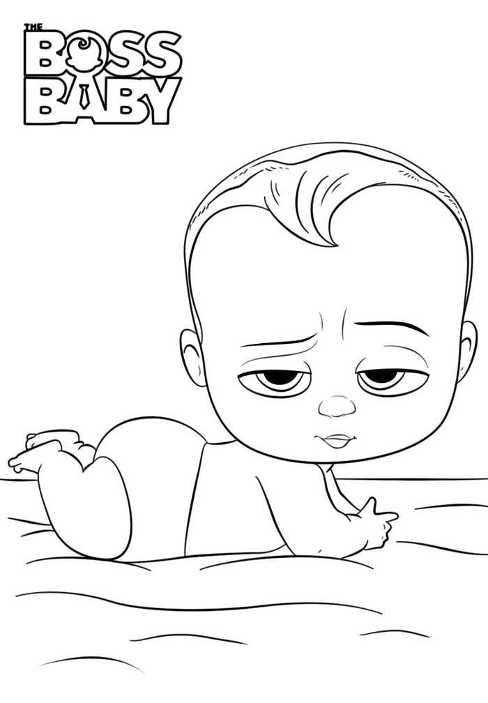 boss baby coloring page boss baby coloring page