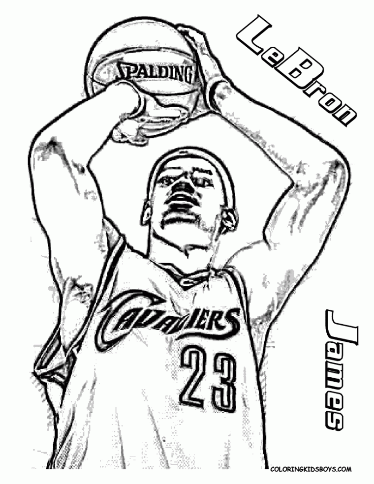 coloring pages lebron james coloring pages lebron james