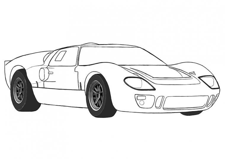 ford gt coloring pages ford gt coloring pages