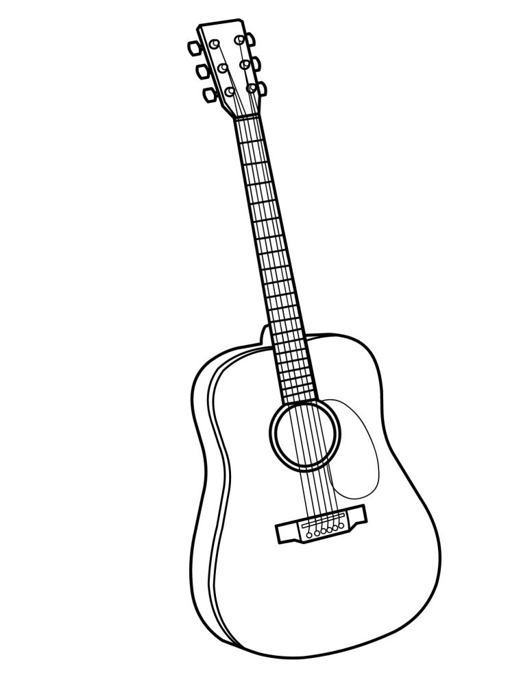 guitar coloring pages for adults guitar coloring pages for adults