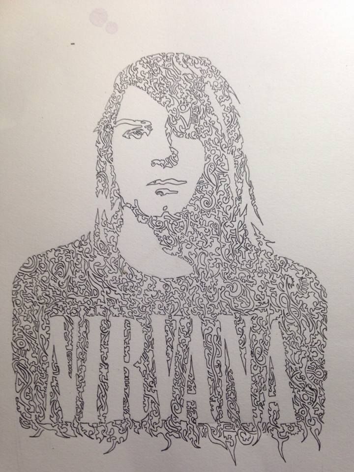 nirvana coloring pages