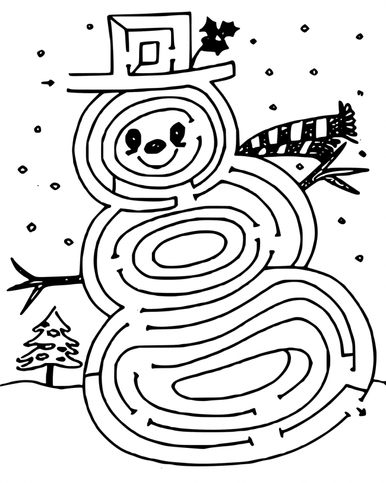 coloring pages mazes