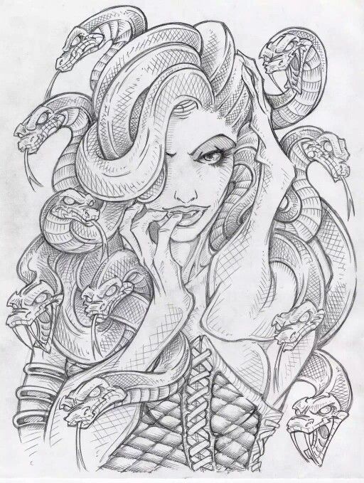 beautiful medusa coloring page beautiful medusa coloring page
