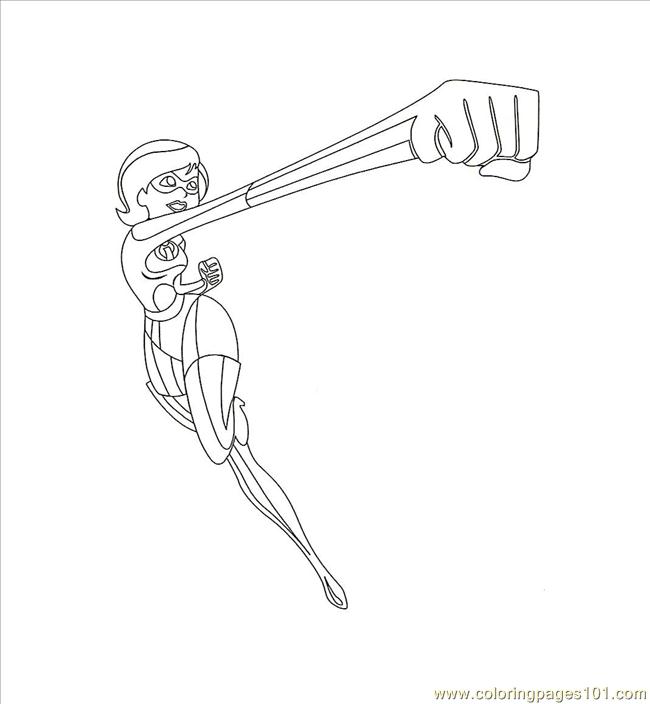 elastigirl coloring pages