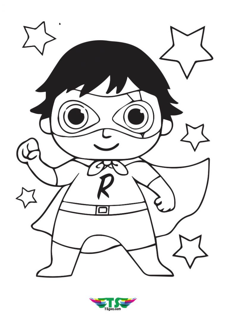 ryan toy review coloring pages