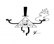 bill cipher coloring pages bill cipher coloring pages