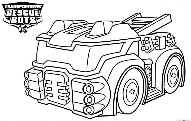 rescue bot coloring pages