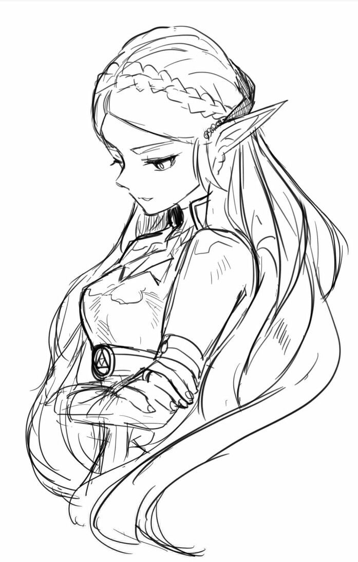 legend of zelda breath of the wild coloring pages