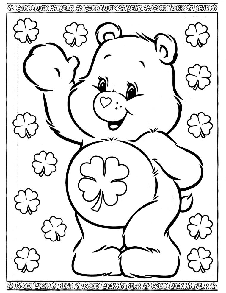 care bears coloring page