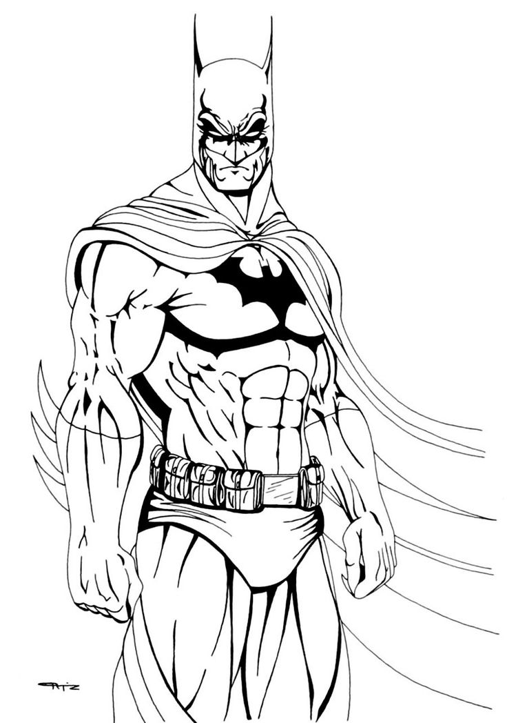 batman villains coloring pages