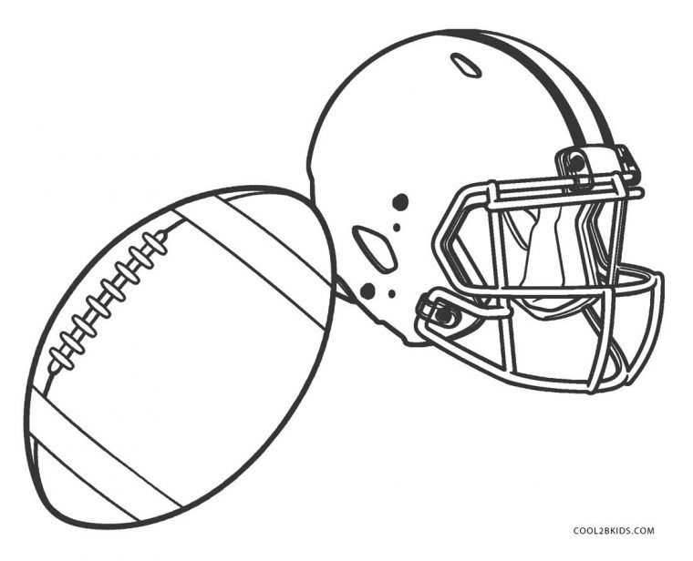 football helmets coloring pages